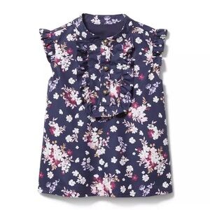 Janie and Jack Girl Floral Top Size 10